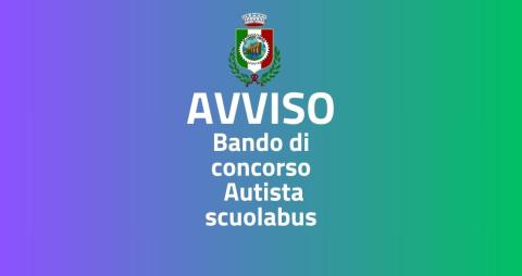Concorso autisti scuolabus Concorso autisti scuolabus