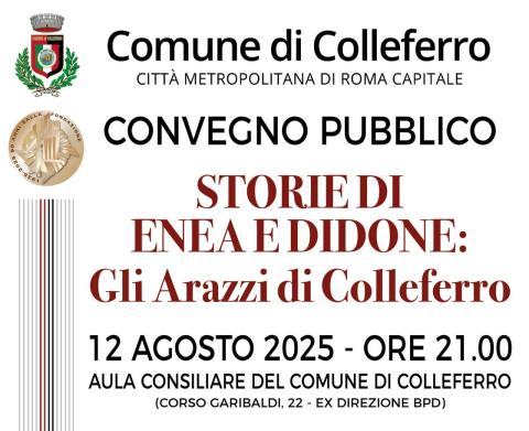 Convegno pubblico Storie di Enea e Didone