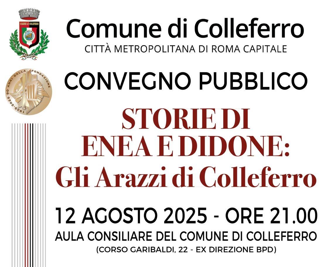 Convegno pubblico Storie di Enea e Didone