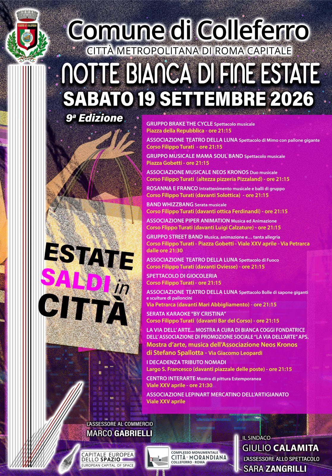 notte bianca 2026